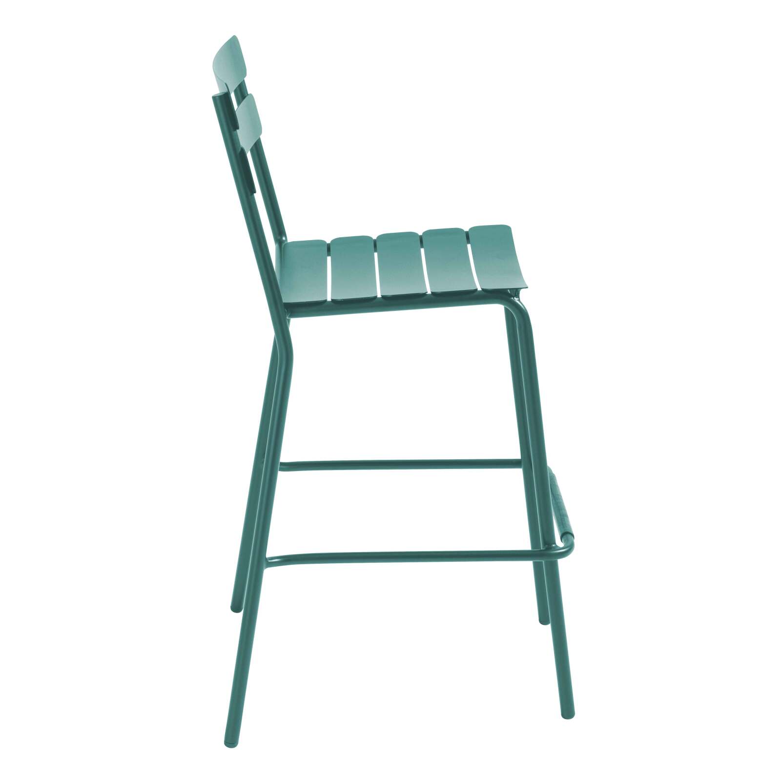 Terrassenhochstuhl aus Aluminium