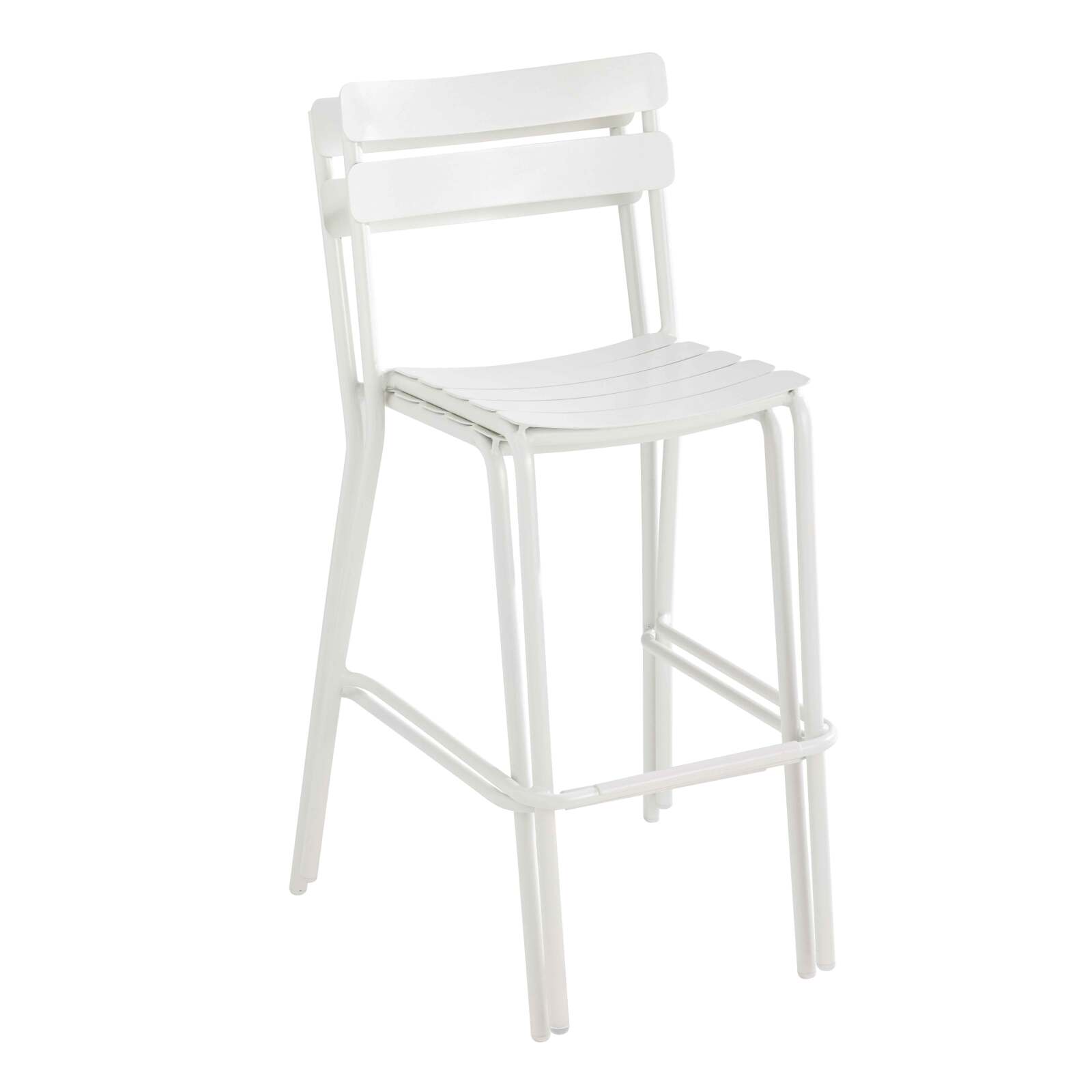 Terrassenhochstuhl aus Aluminium