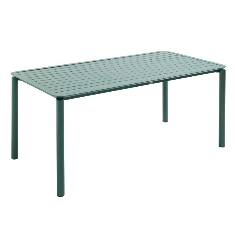Rechteckiger Terrassentisch 185 x 92 cm und 8 Aluminiumstühle (5/7)
