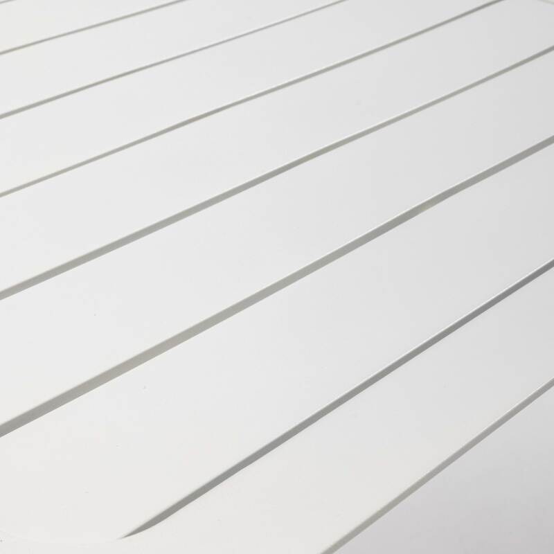 Rechteckiger Terrassentisch aus Aluminium