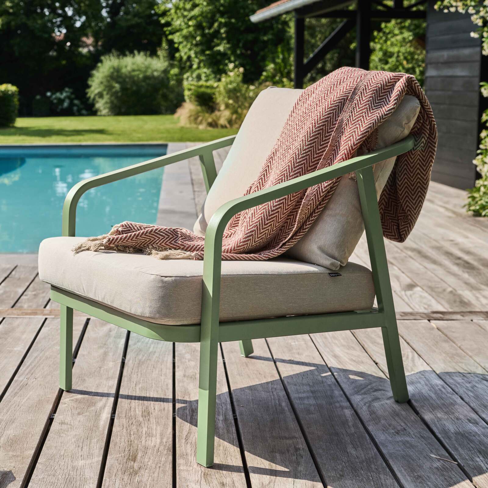 5-Sitzer-Gartenmöbel aus Aluminium