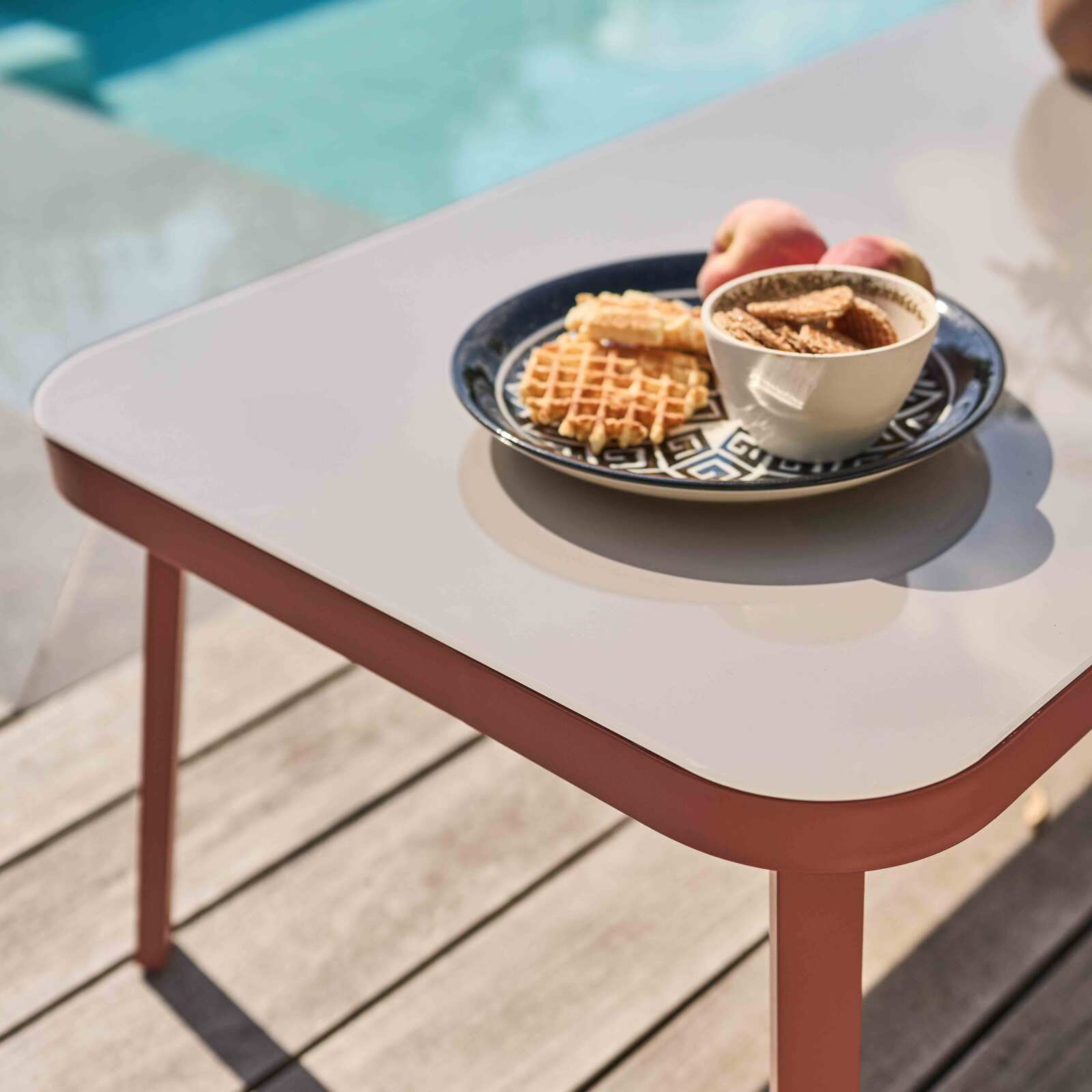 5-Sitzer-Gartenmöbel aus Aluminium