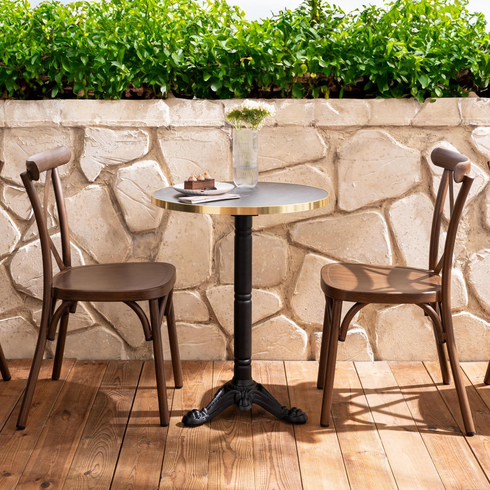 Tischbein mit Kippsystem 72 cm aus Gusseisen