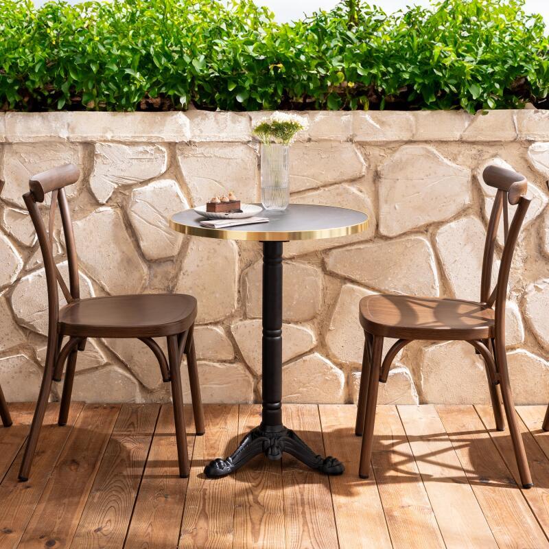 Tischbein mit Kippsystem 72 cm aus Gusseisen