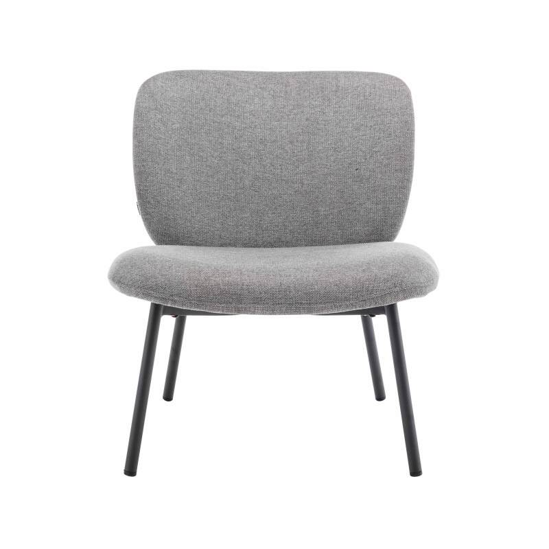 Set mit 2 Sesseln aus Stahl und Stoff (5/6)