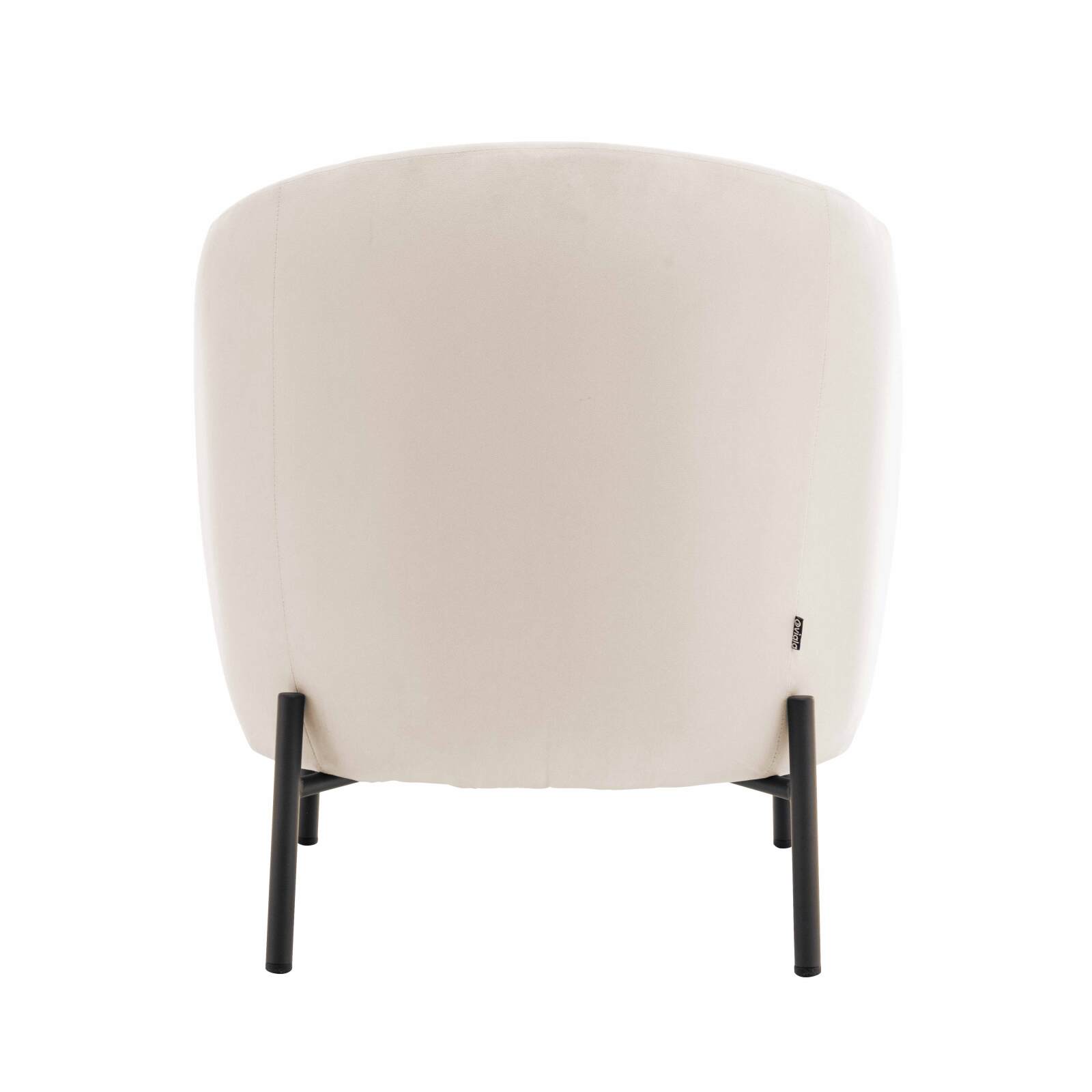 Relaxsessel aus Metall und Stoff