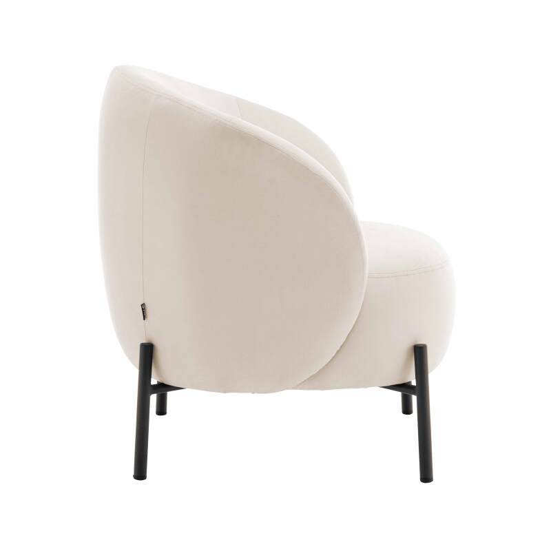 Relaxsessel aus Metall und Stoff (2/6)