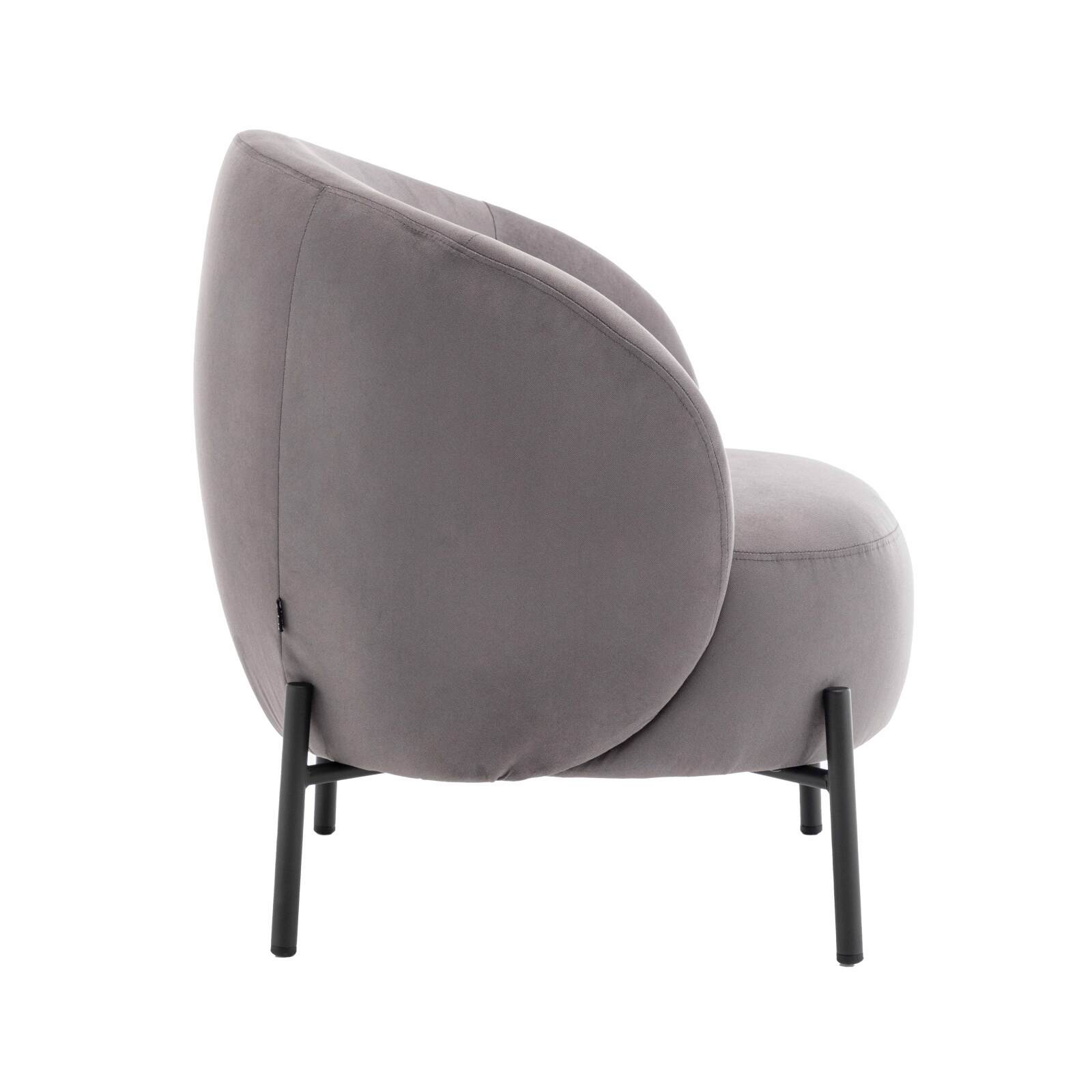 Relaxsessel aus Metall und Stoff Relaxsessel aus Metall und Stoff