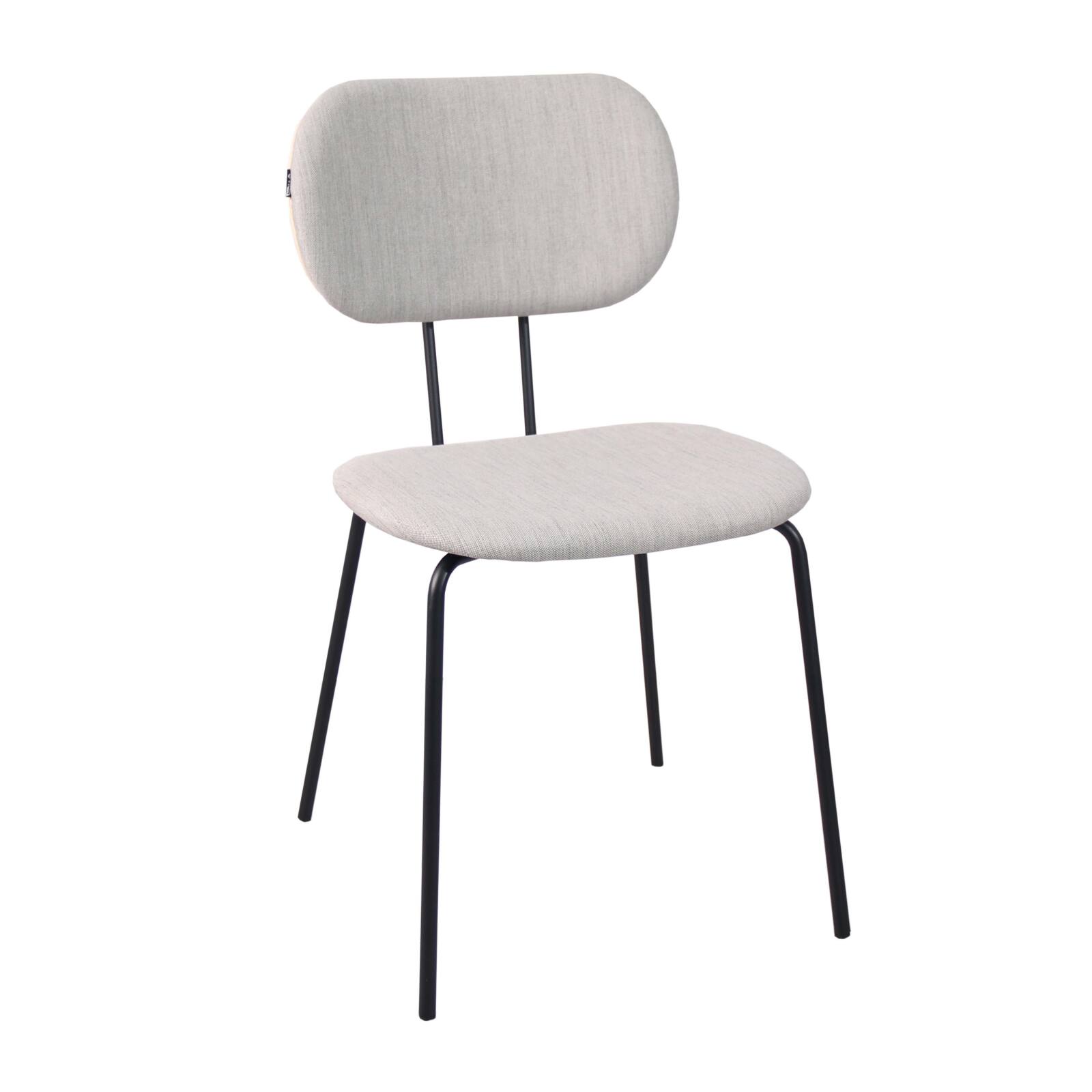 Set mit 2 Designerstühlen aus Stahl und Holz