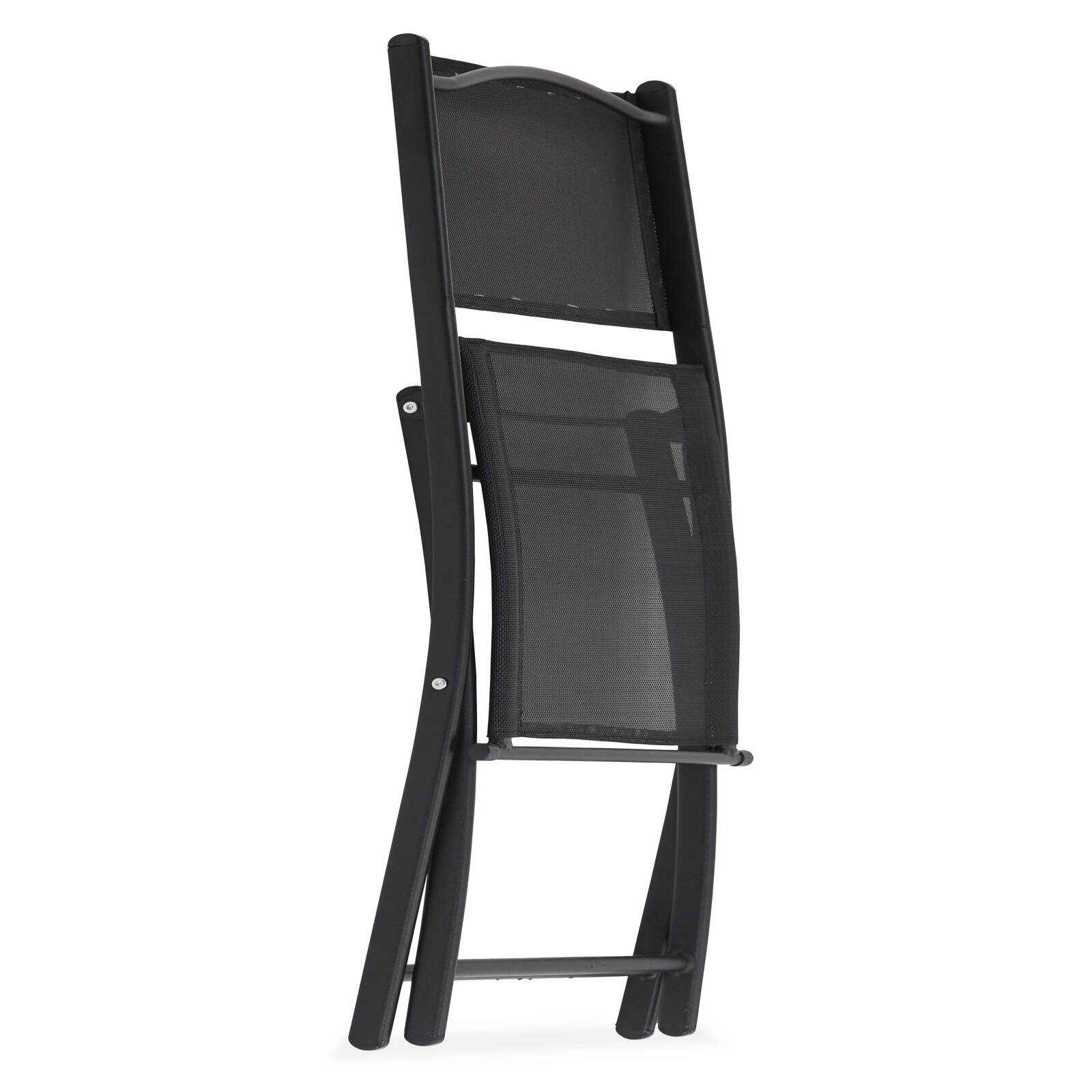 Rechteckiger Gartentisch 130 x 80 cm und 4 klappbare Stühle 