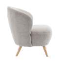 Relaxsessel aus Holz und Stoff