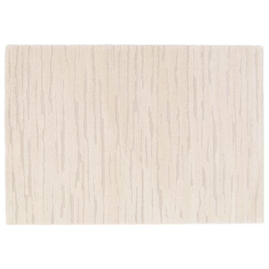 Rechteckiger Hochflorteppich aus Polyester und Polypropylen