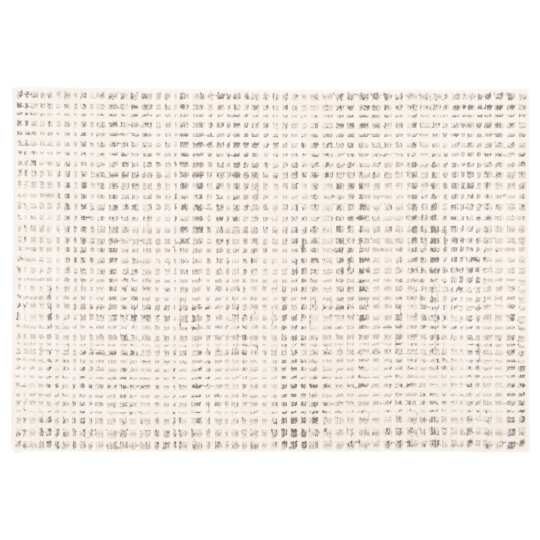 Rechteckiger Hochflorteppich aus Polyester und Polypropylen