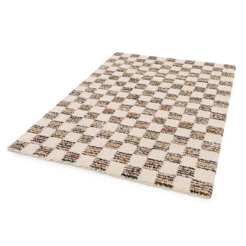 Rechteckiger Shaggy-Teppich aus Polypropylen