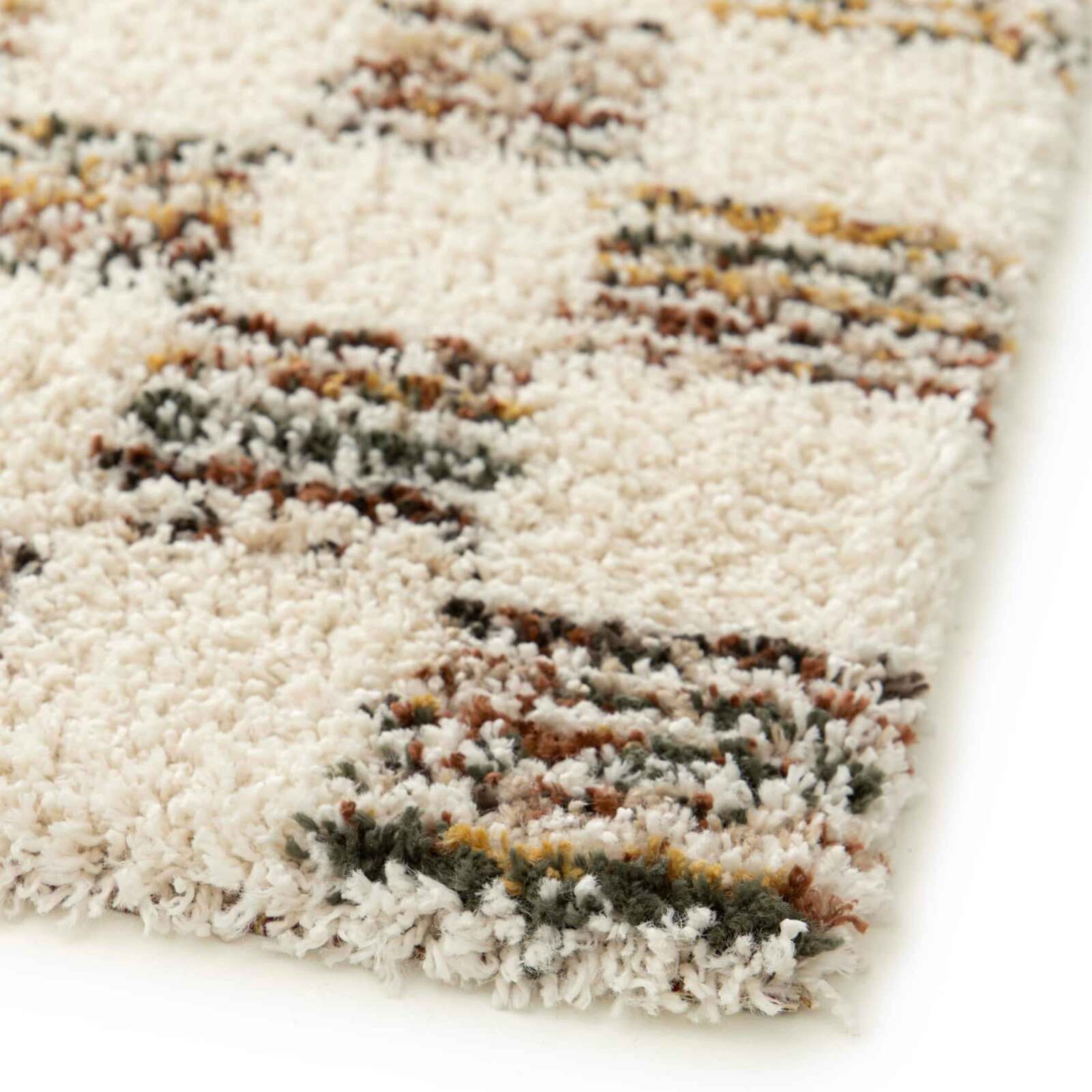 Rechteckiger Shaggy-Teppich aus Polypropylen