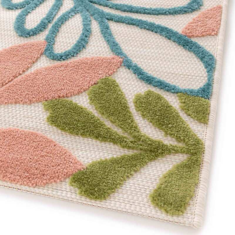 Rechteckiger Teppich aus Polypropylen