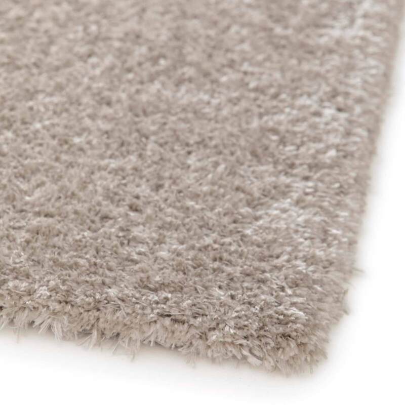 Rechteckiger Hochflorteppich aus recyceltem Polyester mit geometrischem Muster und langem Flor (6/7)