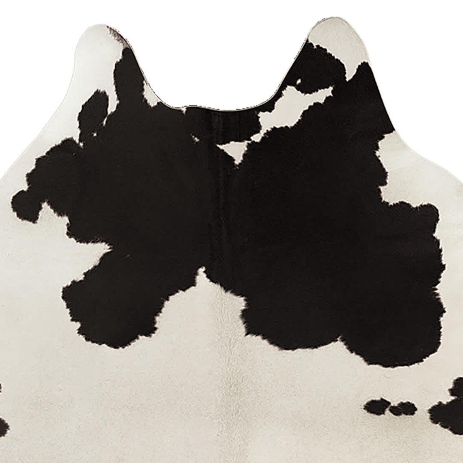 Teppich aus Rindslederimitat, 155 x 190 cm