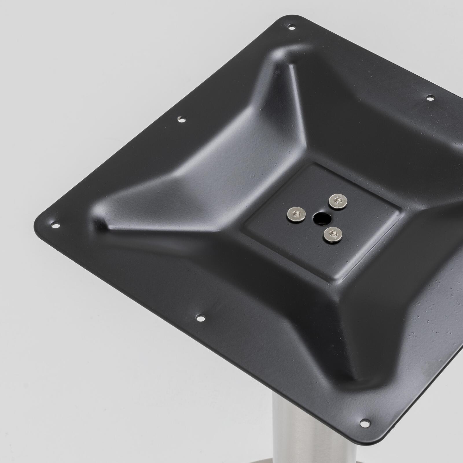 Tischbein aus rostfreiem Stahl Tischbein aus rostfreiem Stahl