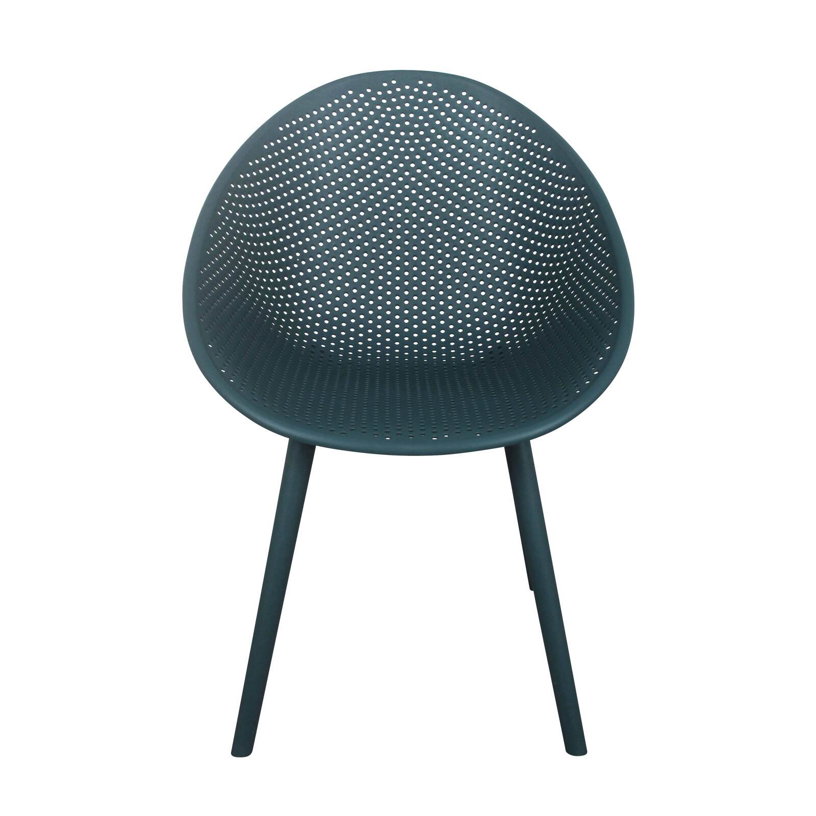 4er-set Terrassenstühlen aus Kunststoff