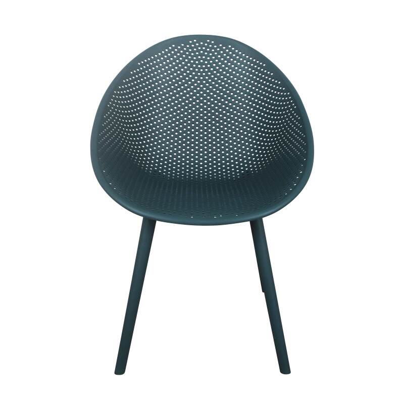 4er-set Terrassenstühlen aus Kunststoff