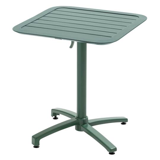 70x70 cm neigbarer Aluminium-Terrassentisch
