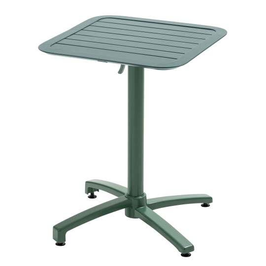 60x60 cm neigbarer Aluminium-Terrassentisch