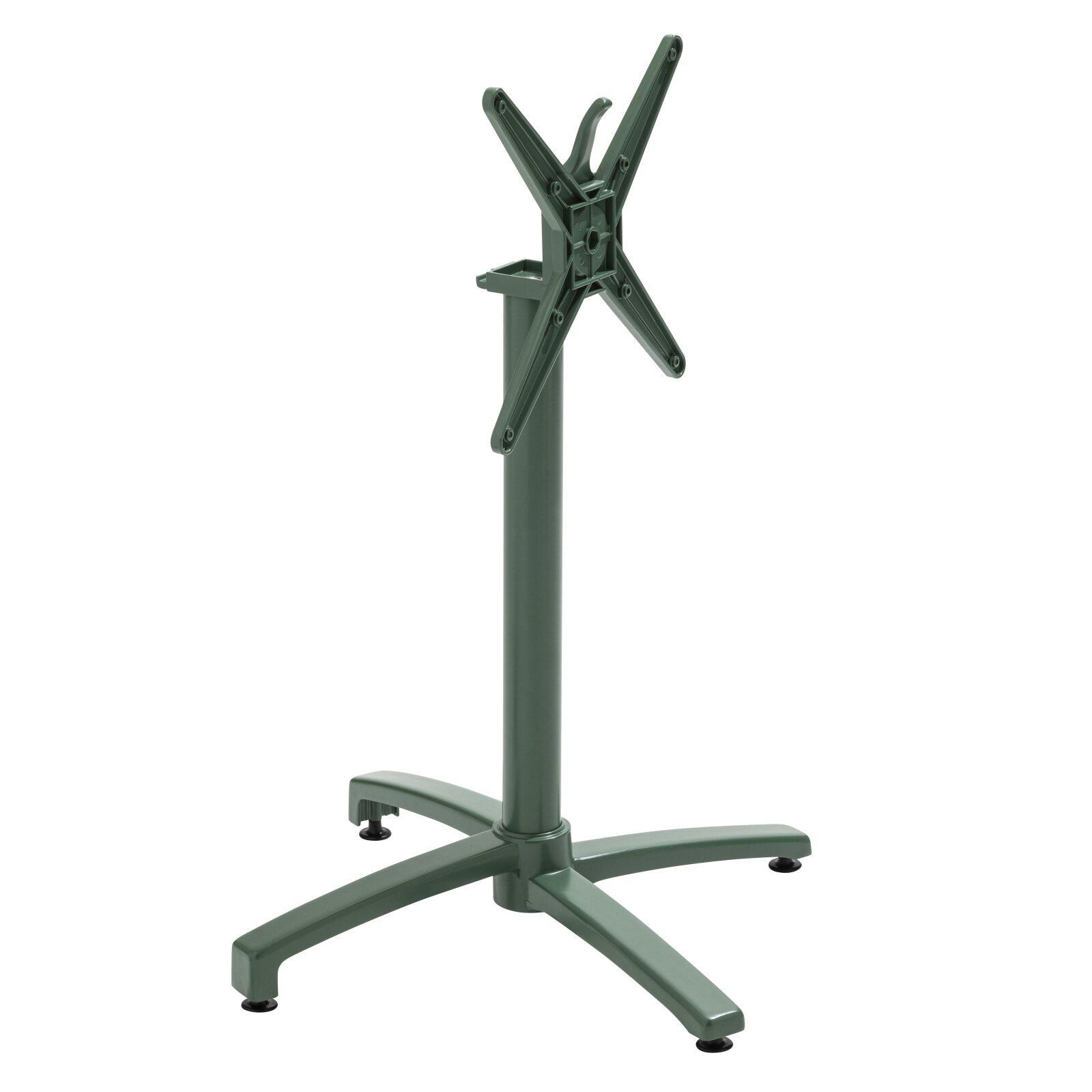 Tischfuß mit neigbarem System, 72 cm aus Aluminium