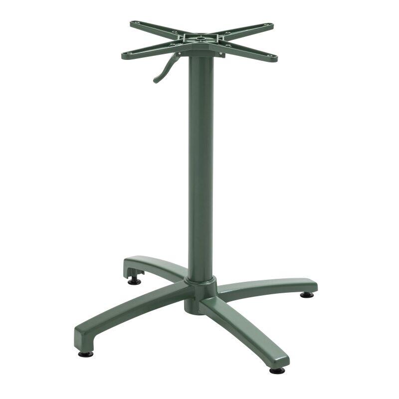 Tischfuß mit neigbarem System, 72 cm aus Aluminium