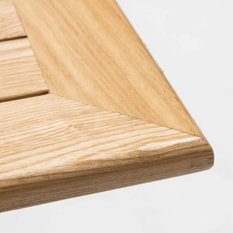 Quadratische Tischplatte 70 x 70 cm aus Holz