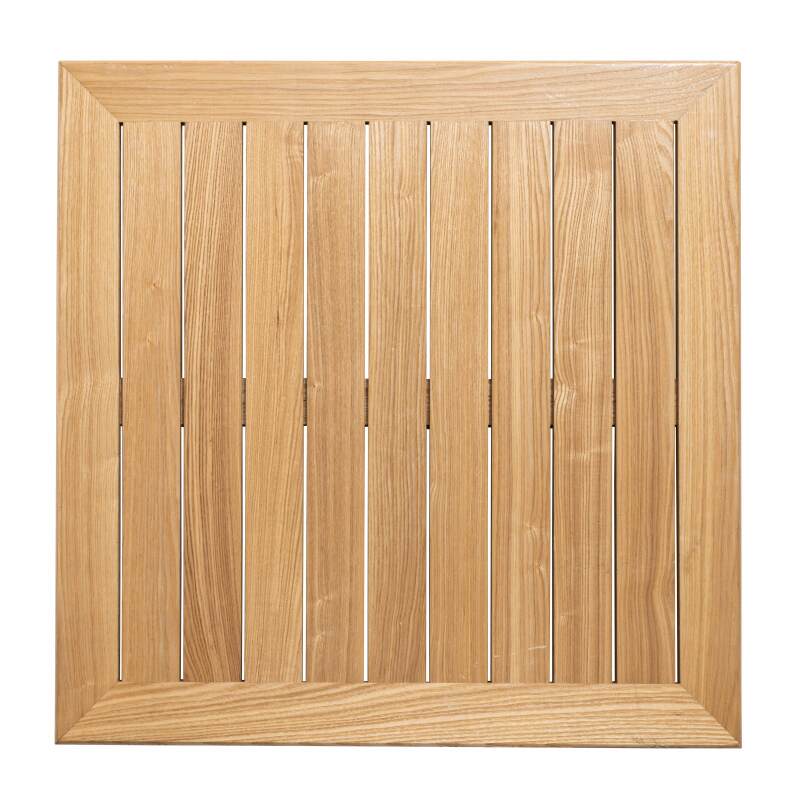 Quadratische Tischplatte 70 x 70 cm aus Holz