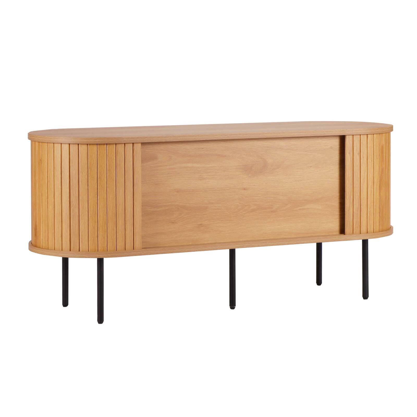 TV-Schrank aus Melamin und Stahl 120 cm