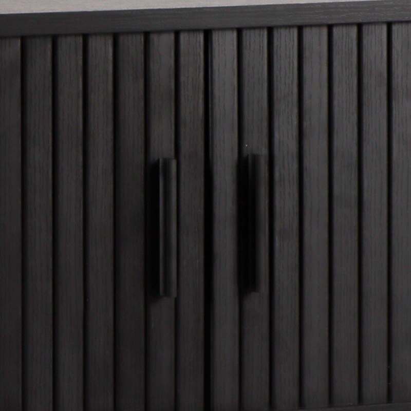 TV-Schrank aus Melamin und Stahl 120 cm