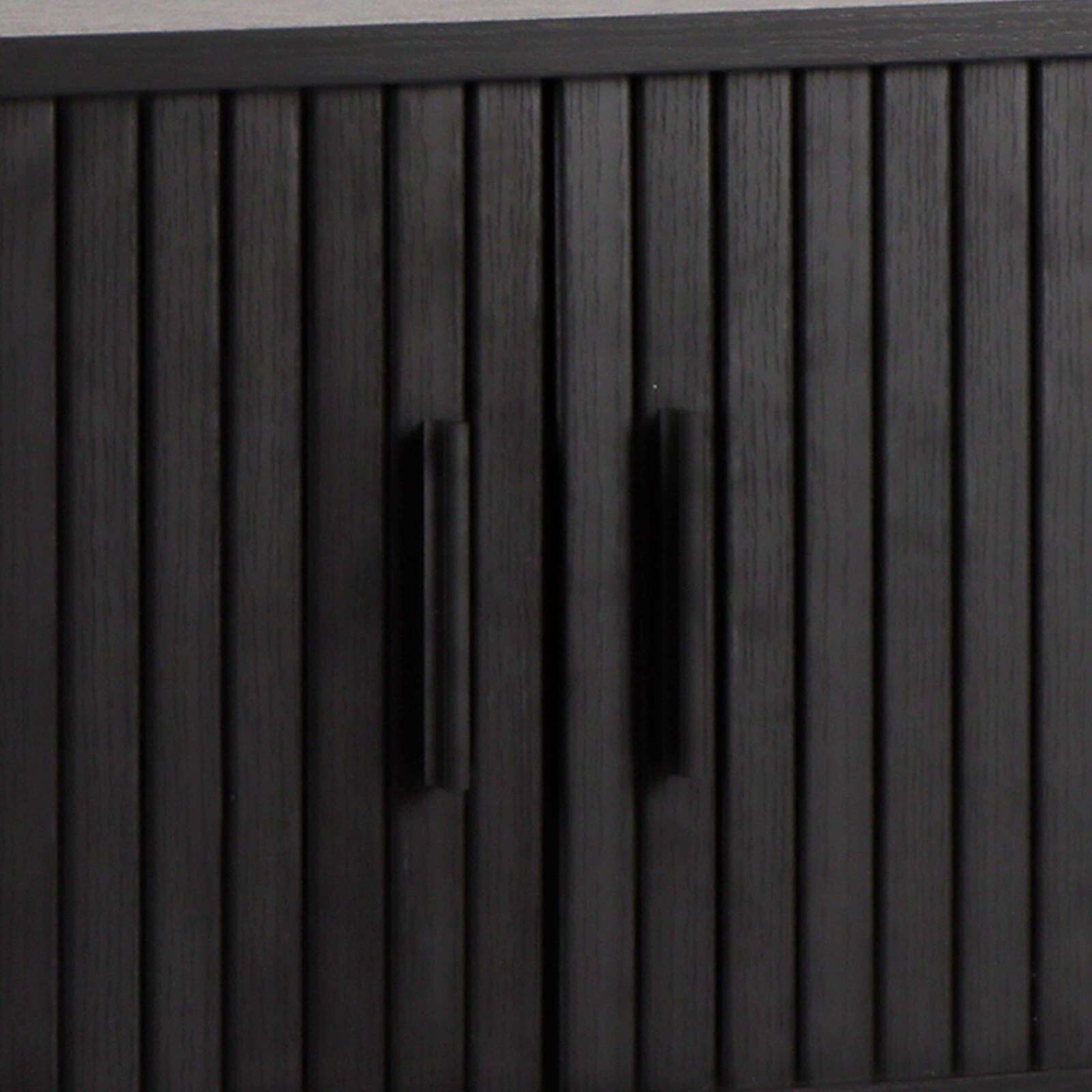 2-türiges Sideboard aus Melamin und Stahl 140 cm 2-türiges Sideboard aus Melamin und Stahl 140 cm