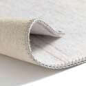 Rechteckiger Chenille-Teppich mit gedrucktem, nuanciertem Muster und kurzem Flor