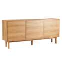 3-türiges Sideboard aus Melamin in Holzoptik