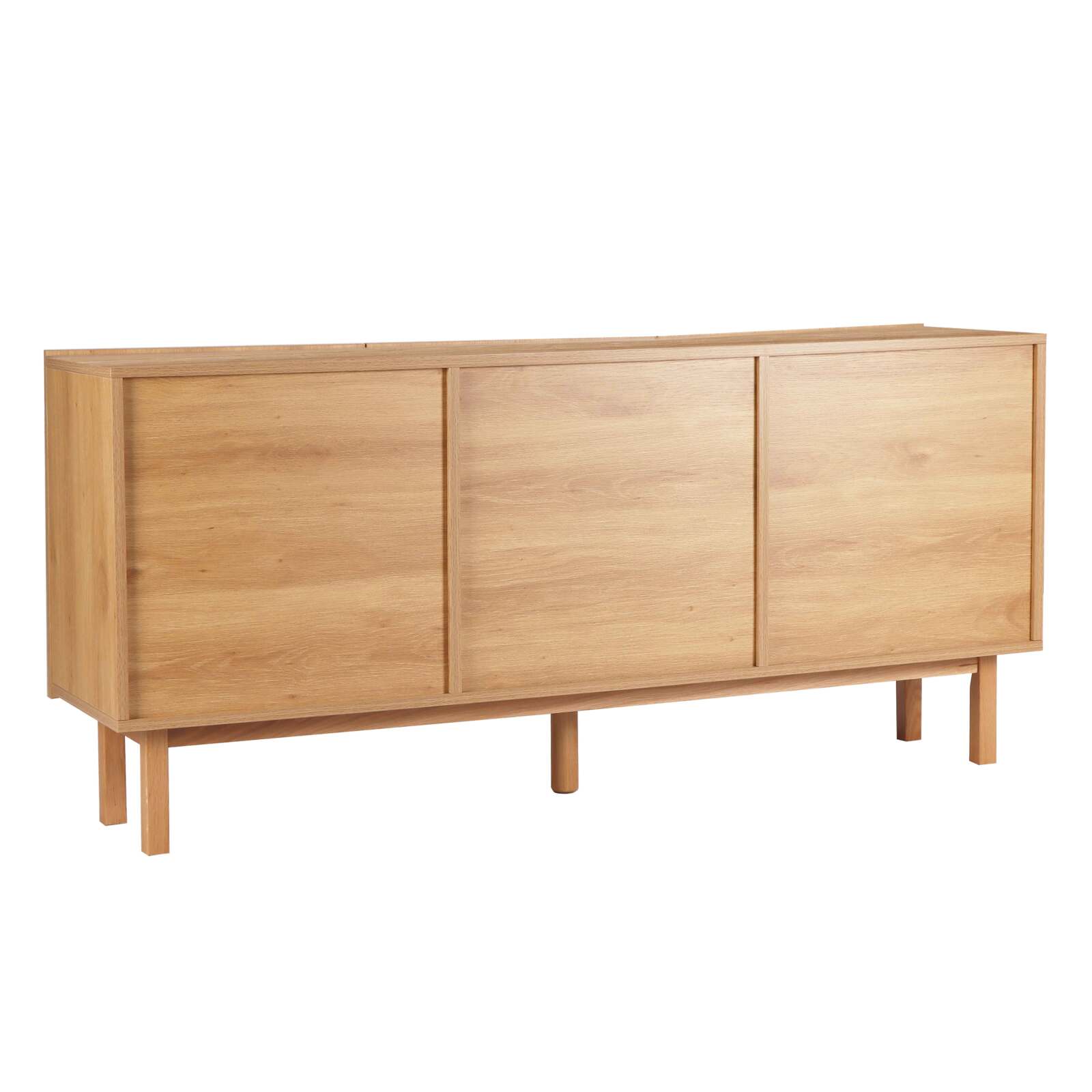 3-türiges Sideboard aus Melamin in Holzoptik 3-türiges Sideboard aus Melamin in Holzoptik