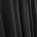 Elastische Tischdecke für runden Tisch 150 cm, schwarz