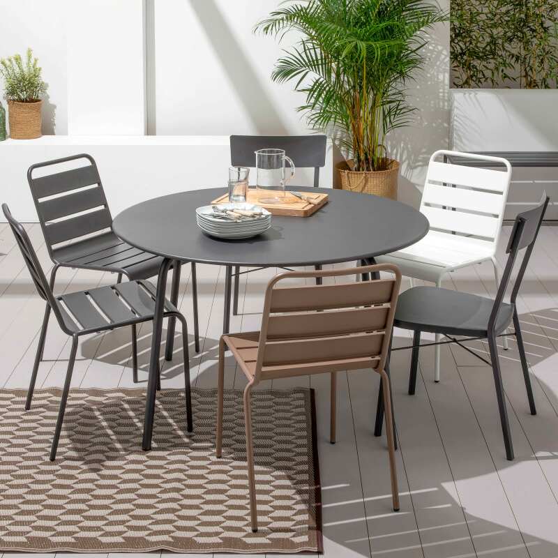 Gartenstuhl aus Stahl (5/7)