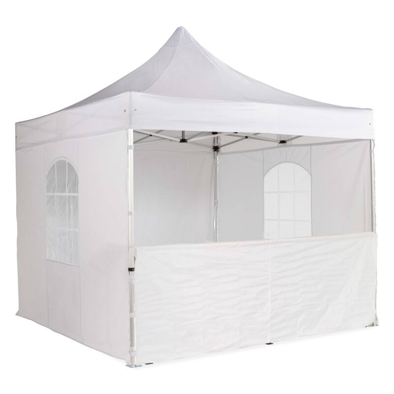 Weiße Halbwand 4 m – 300 g/m²
