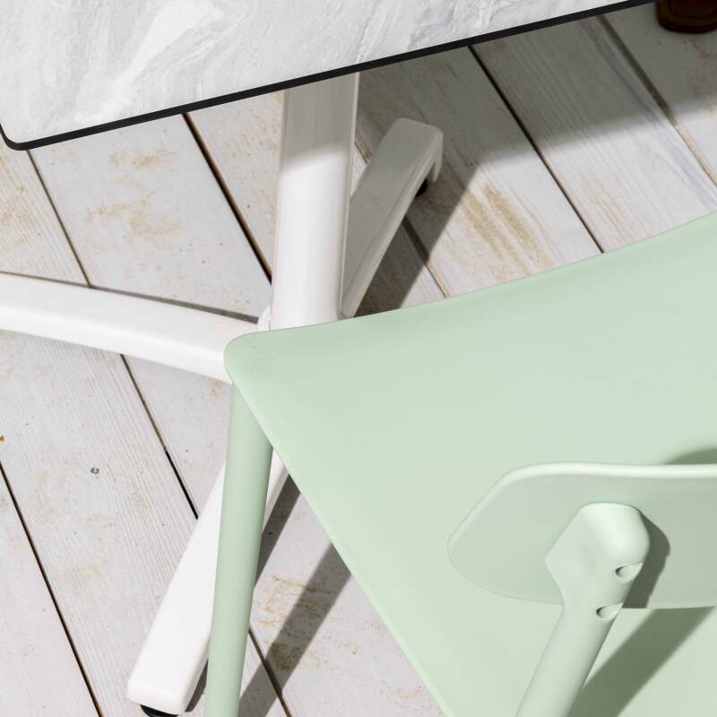 2er-set Terrassenstühle aus Kunststoff (3/7)