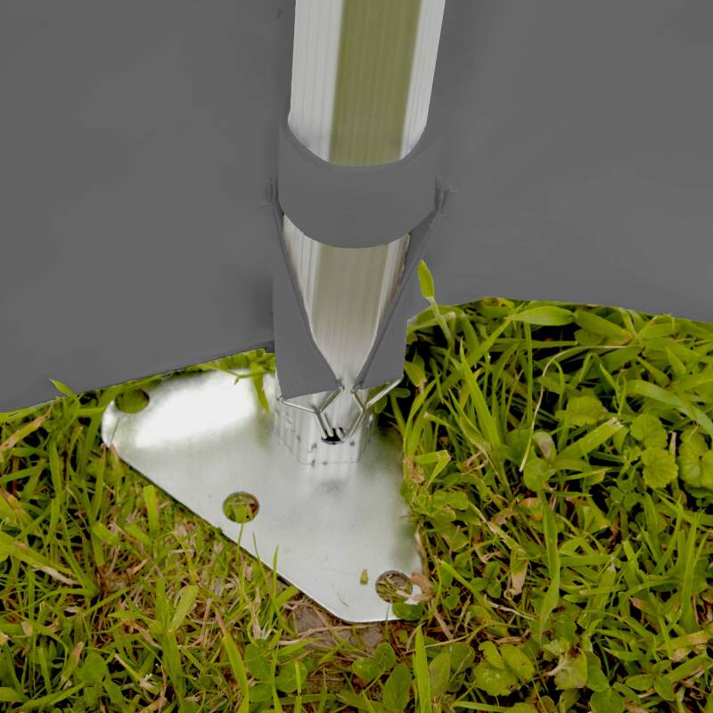 Massive graue Wand 3 m – 300 g/m²