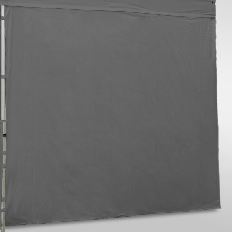 Graue Fensterwand 3 m – 300 g/m²