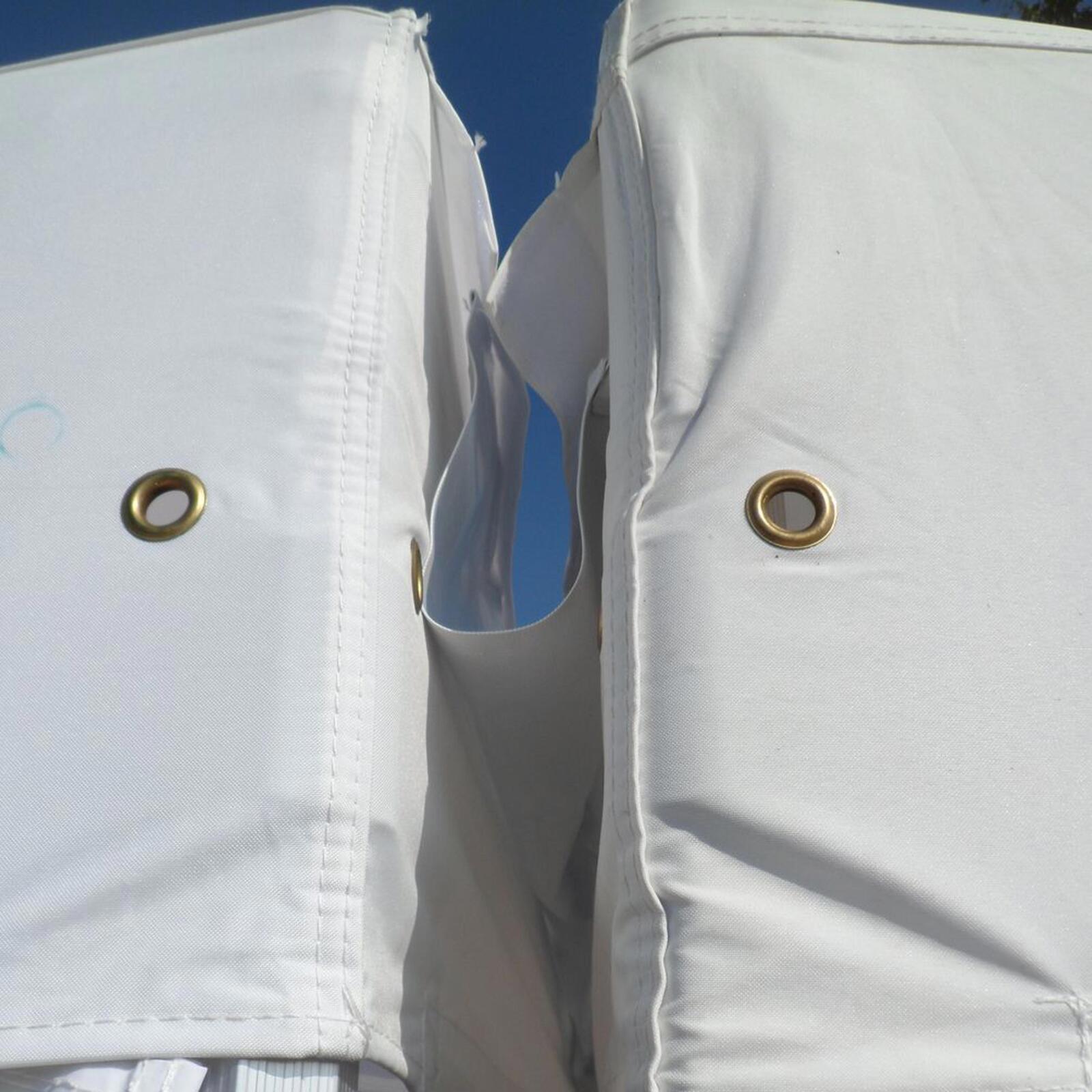 Weiße Dachrinne 4 m – 300 g/m2