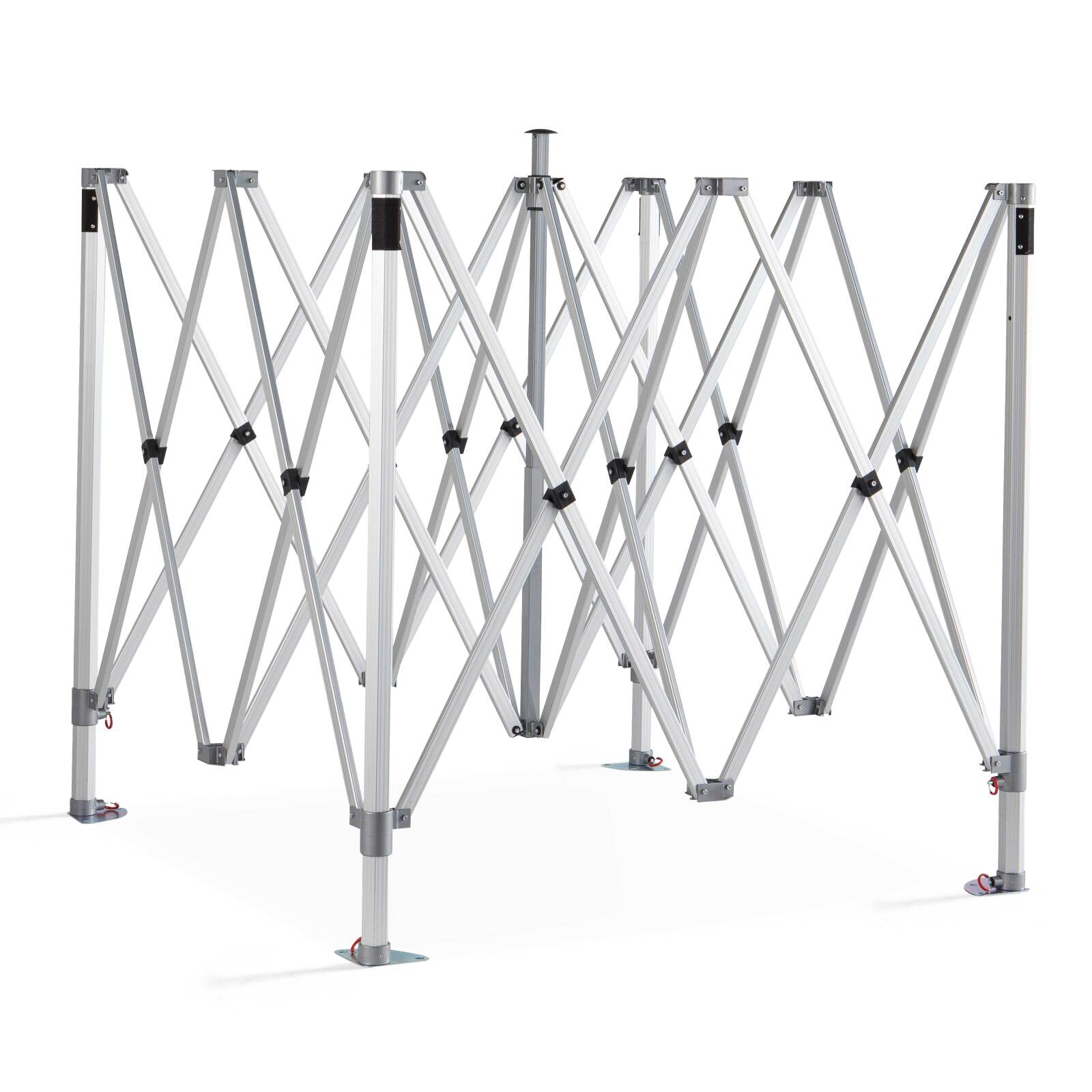 Partyzelt 4x4m 520g/m² 50MM weiß - M2