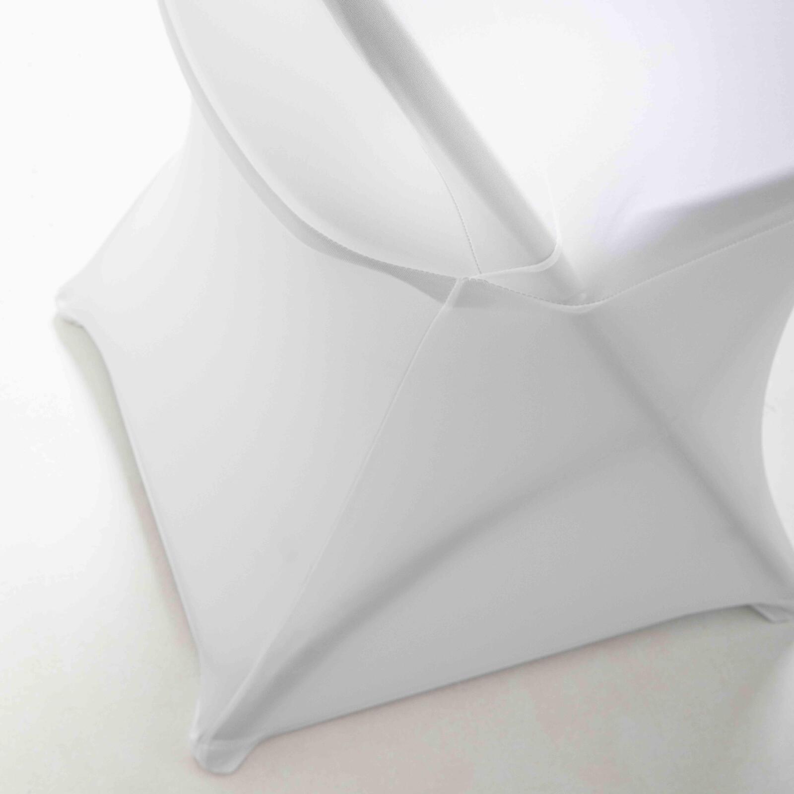 Weißer Klappstuhlbezug