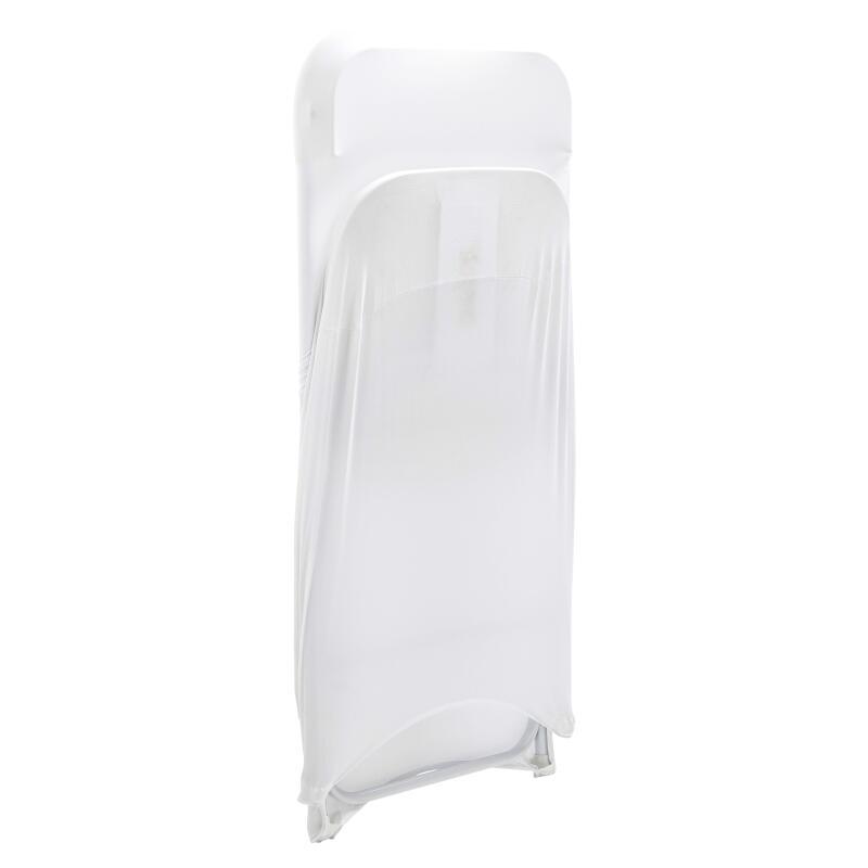 Weißer Klappstuhlbezug