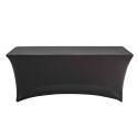 Tischdeckenbezug für Klapptisch 180cm schwarz