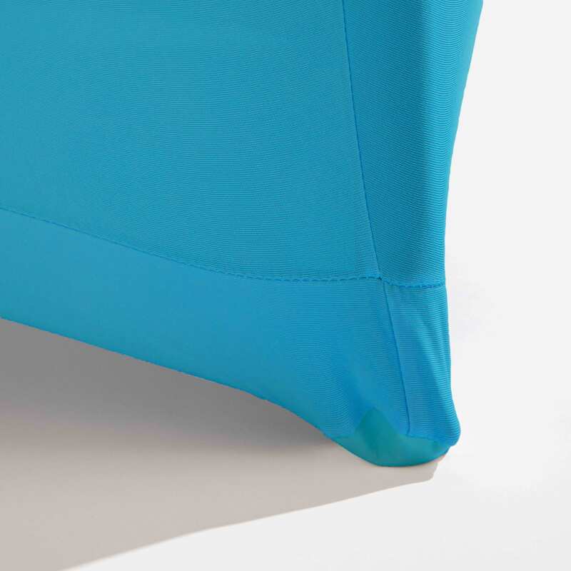 Blaue Stehtischhusse 110x80 cm