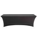 Tischdeckenbezug für Klapptisch 244cm schwarz